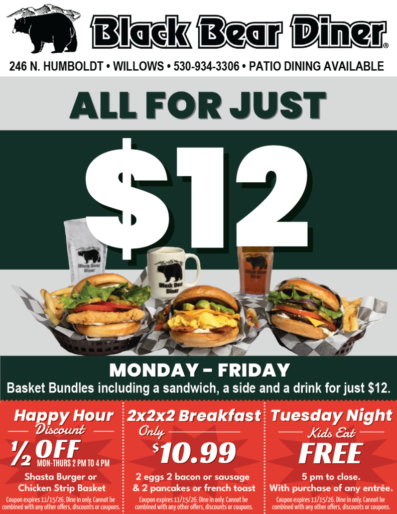 Print ad for Black Bear Diner