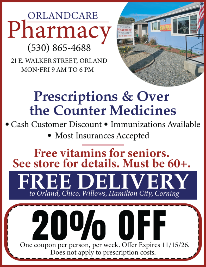 Print ad for ORLANDCARE Pharmacy