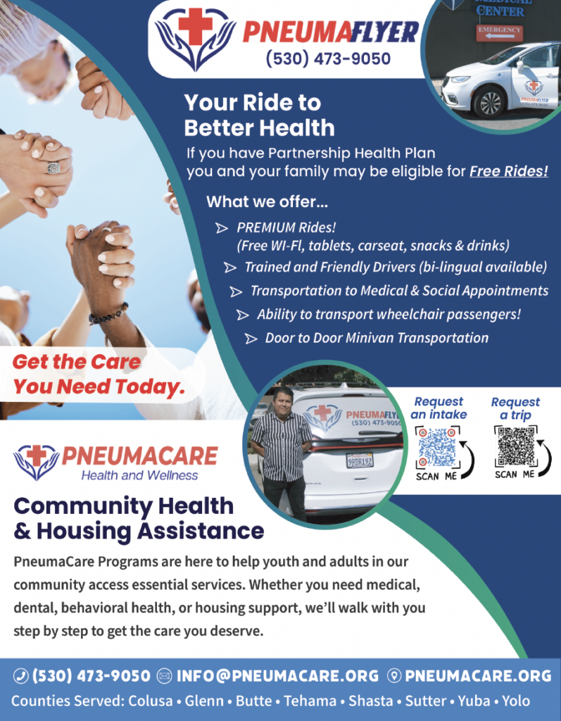Print ad for Pnuemacare & PneumaFLYER