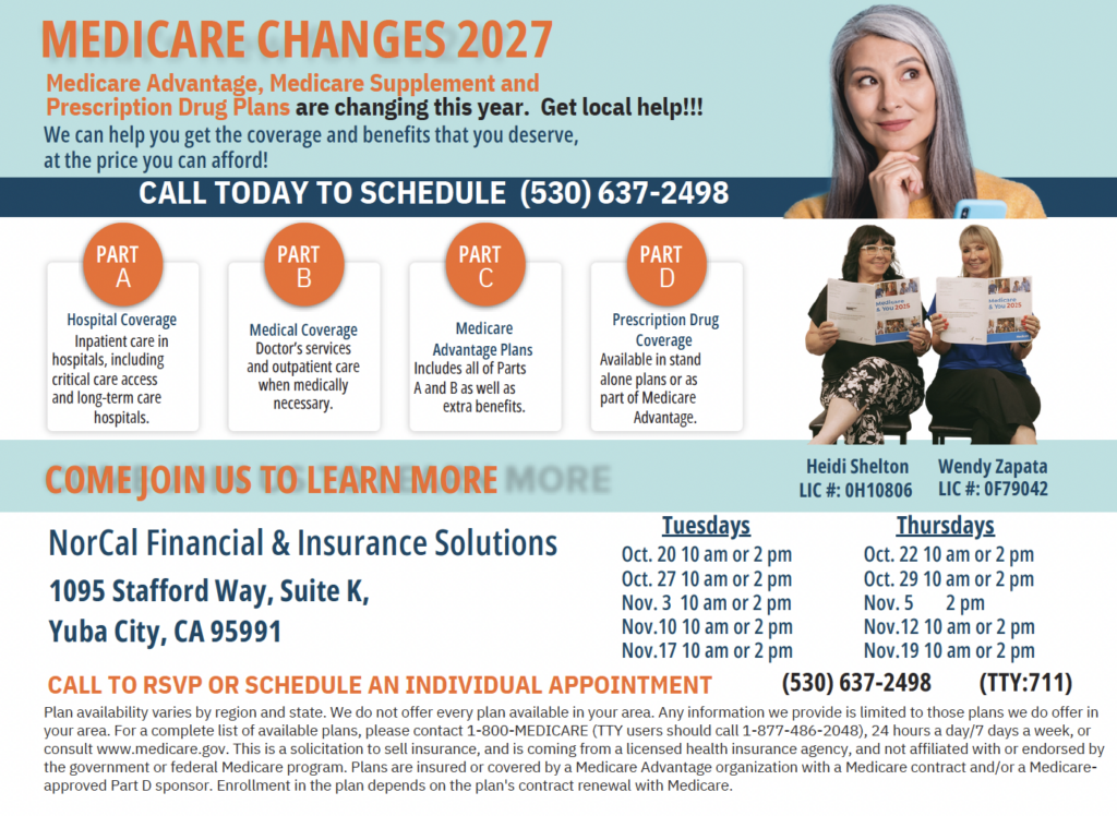 Print ad for NorCal Financial & Insurance Solutions