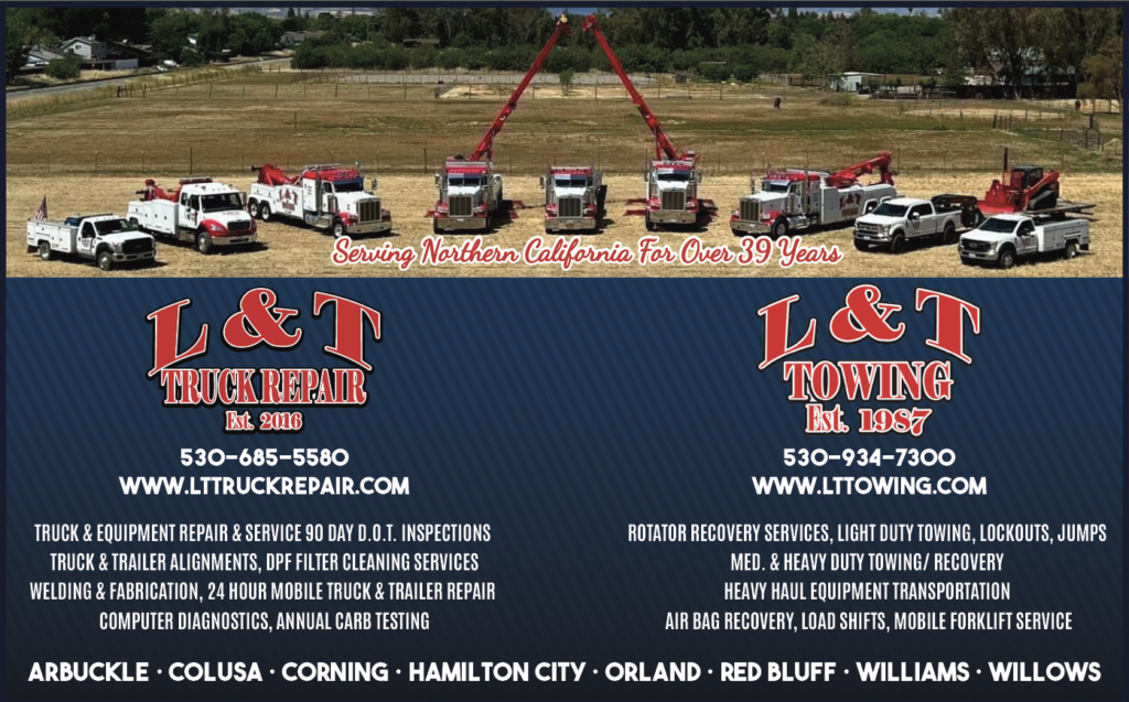 Print ad for L&T Towing