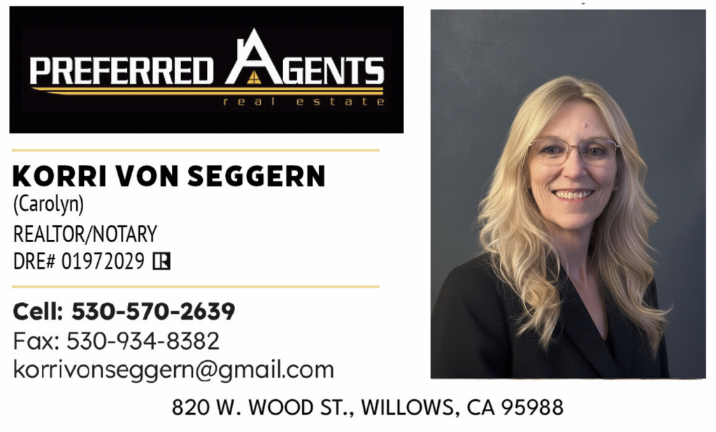 Print ad for Korri Von Seggern
